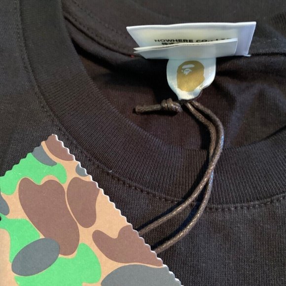 A Bathing Ape Bape Ape x Chrome Hearts Tee Shirt in BLACK New With Tags … - Picture 5 of 11